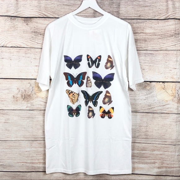 Boutique | Butterfly Drop T-Shirt Dress - Picture 3 of 6